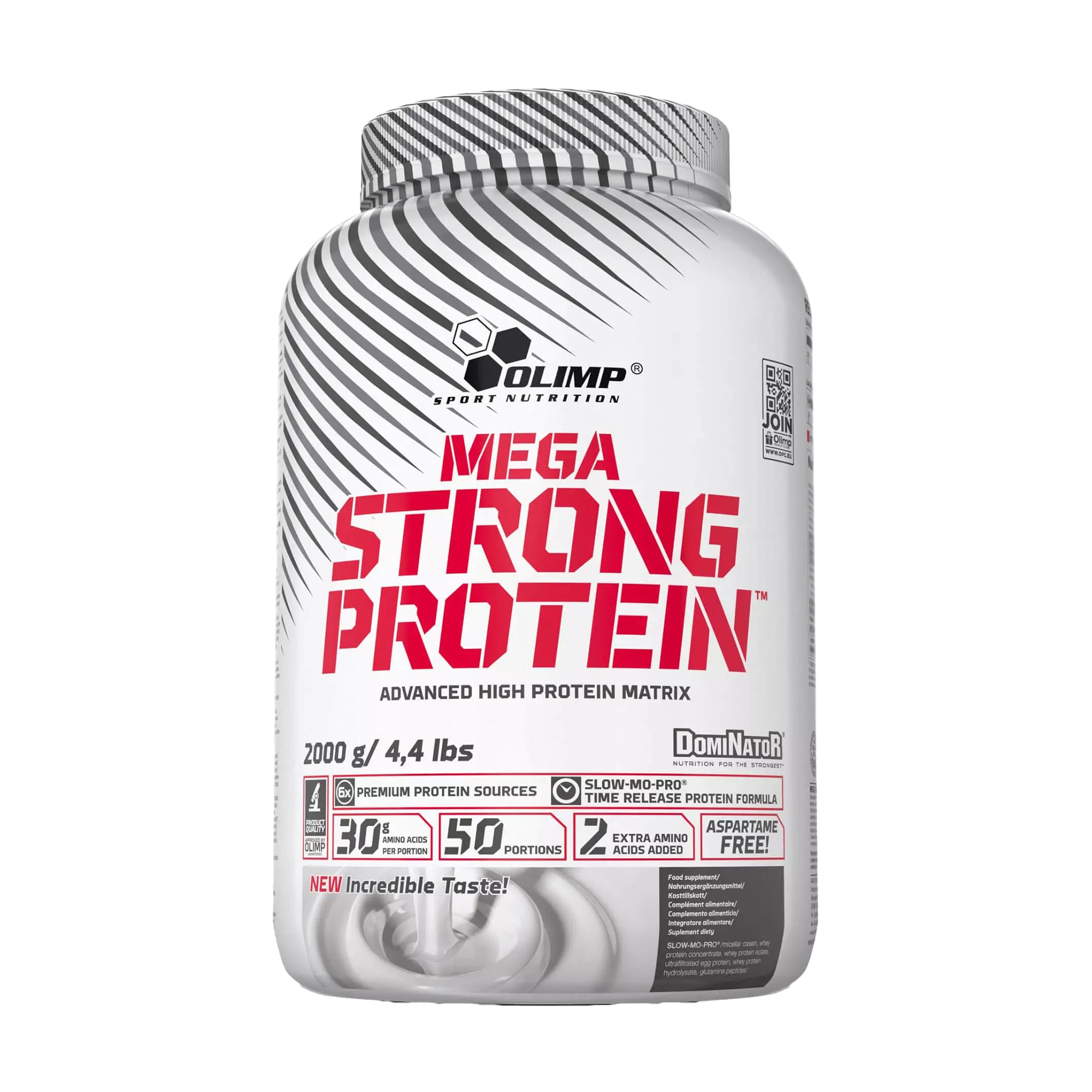 Протеїн Olimp Sport Nutrition Mega Strong Protein Полуниця, в порошку, 2 кг